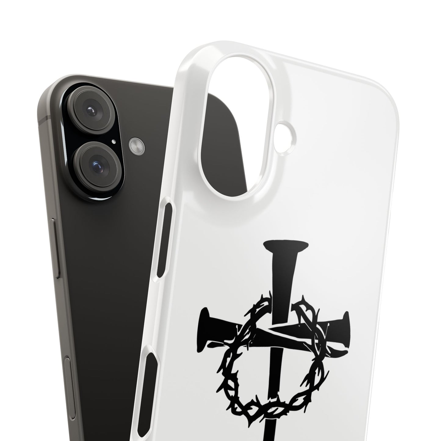 iPhone Case | Nails and Crown of Thorns Cross