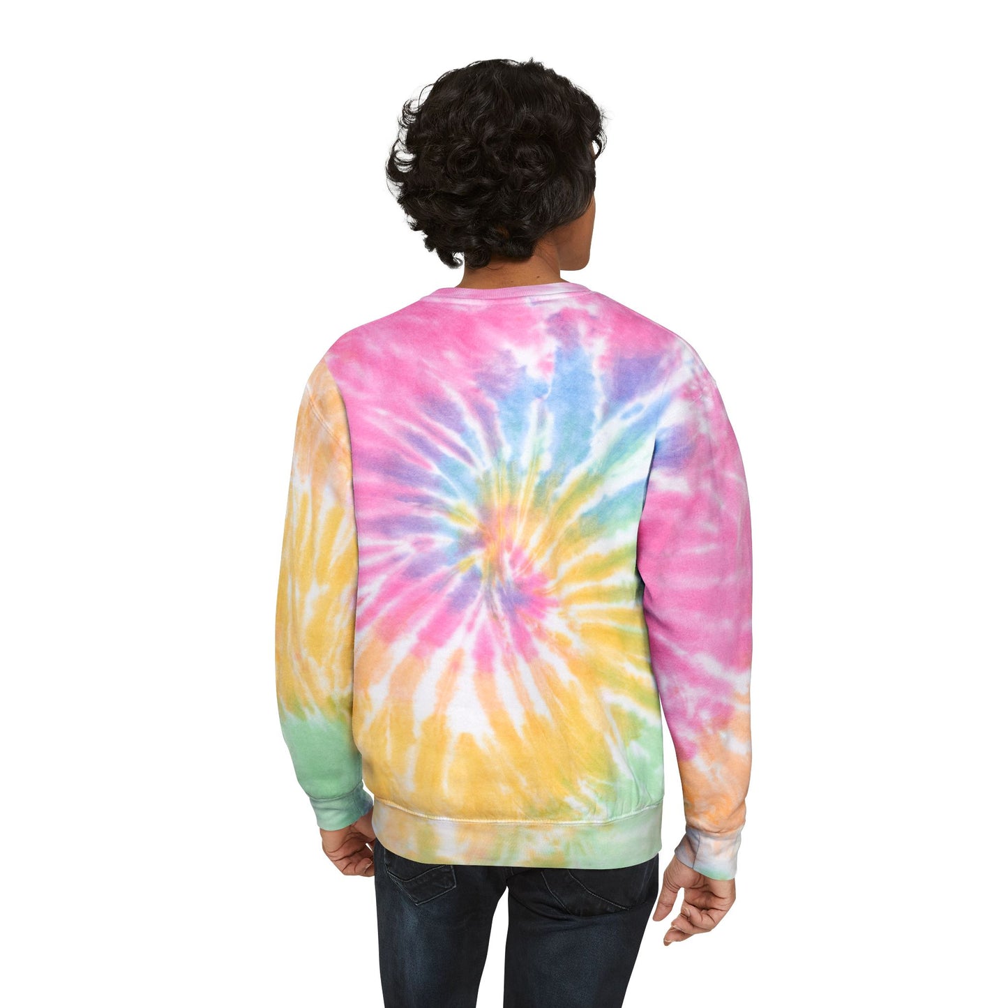 Vibin' with the Holy Ghost Tie-Dye Sweatshirt