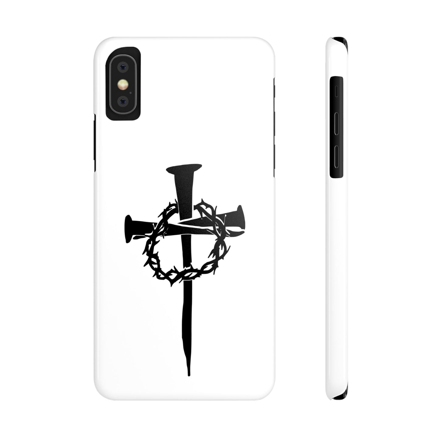 iPhone Case | Nails and Crown of Thorns Cross