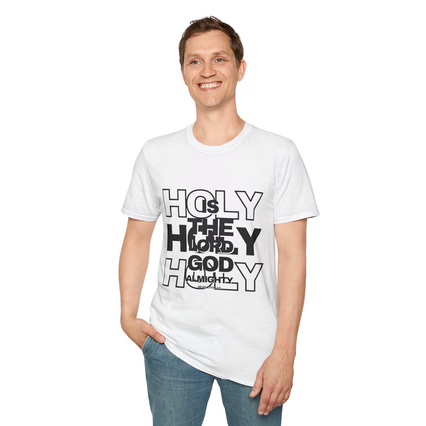 Unisex Softstyle T-Shirt | Revelation 4:8 | 'Yesterday, Today, Forever' | Scripture Tee