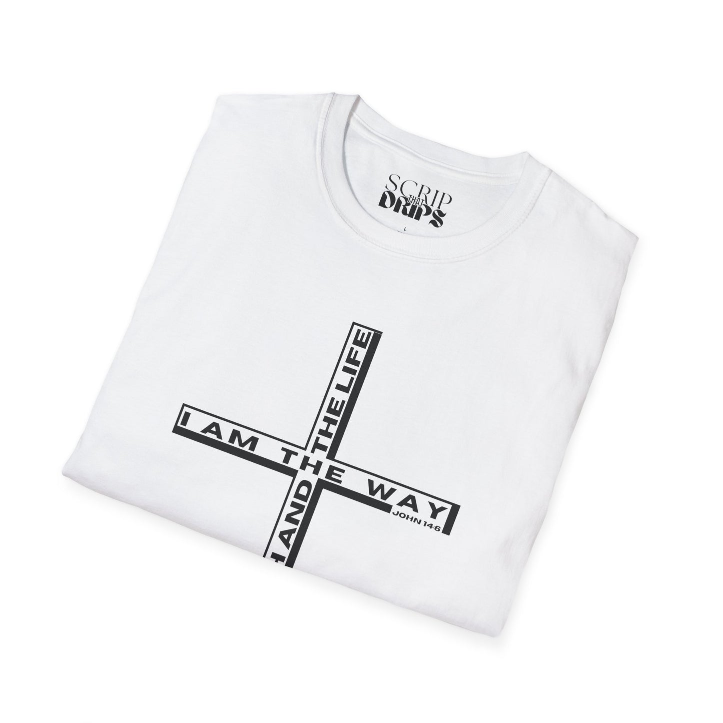 Unisex Softstyle T-Shirt | John 14:6 | 'I Am the Way, the Truth, and the Life' | Scripture Tee