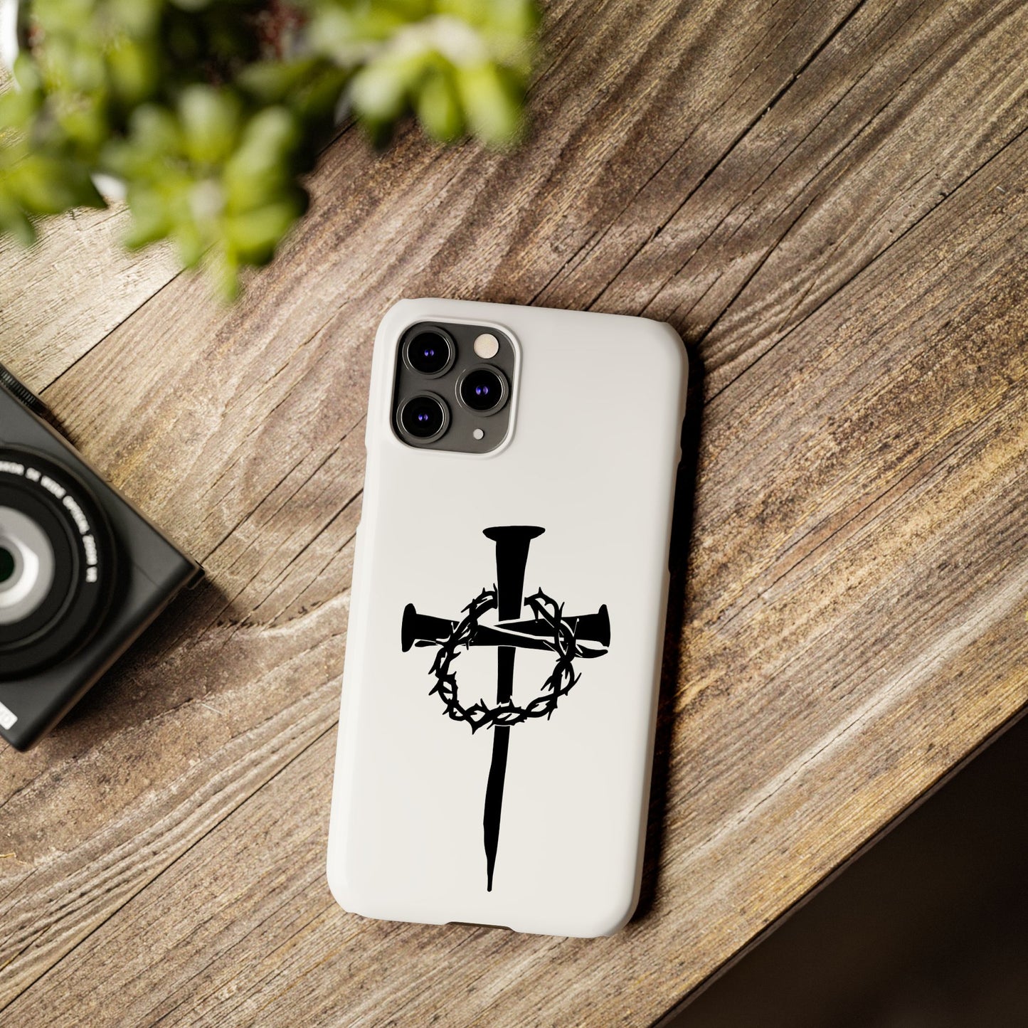 iPhone Case | Nails and Crown of Thorns Cross