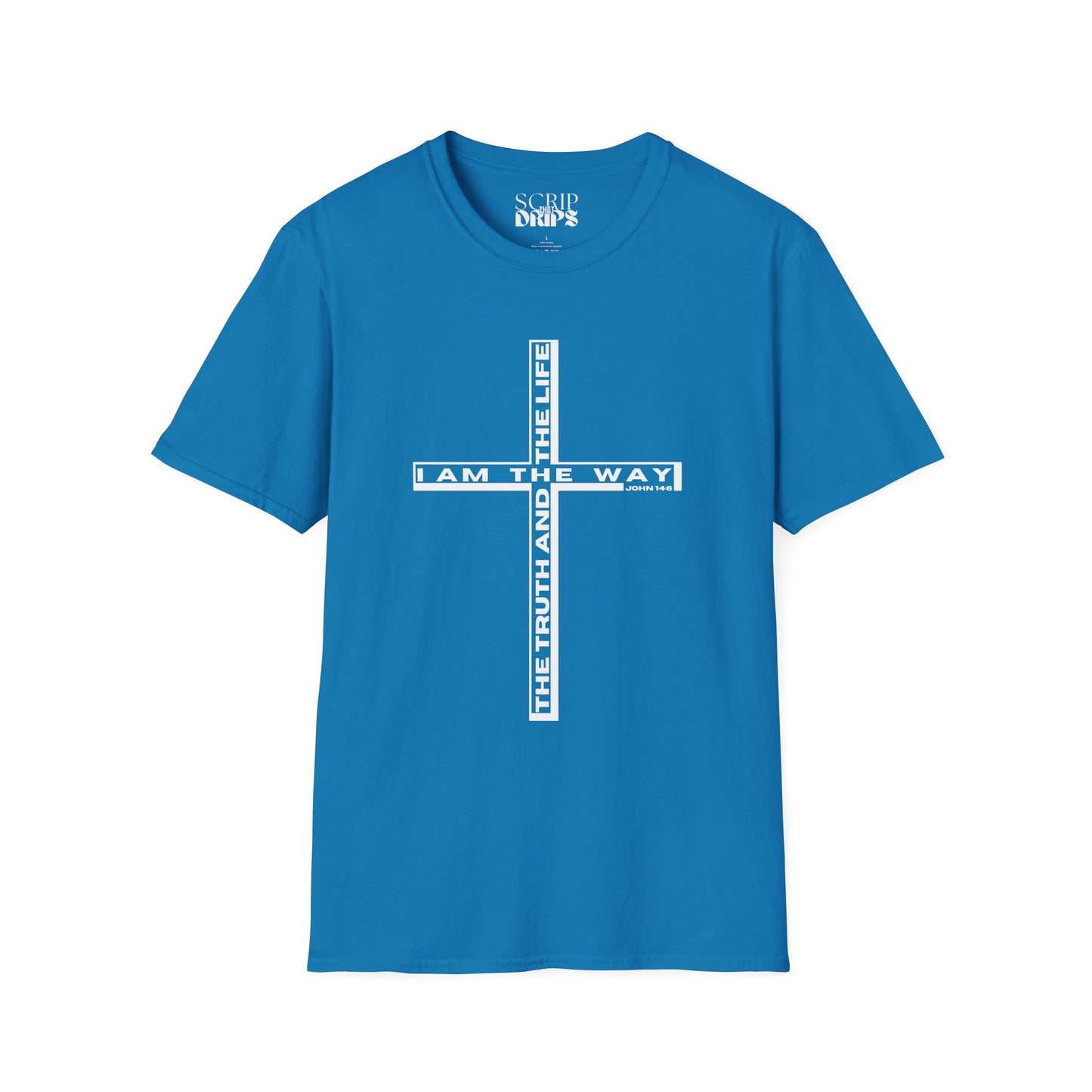 Unisex Softstyle T-Shirt | John 14:6 | 'I Am the Way, the Truth, and the Life' | Scripture Tee