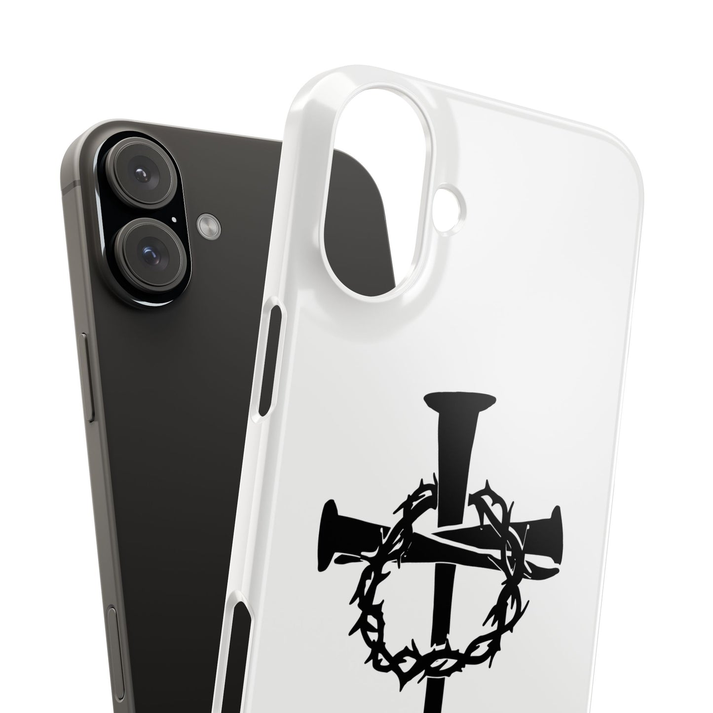 iPhone Case | Nails and Crown of Thorns Cross