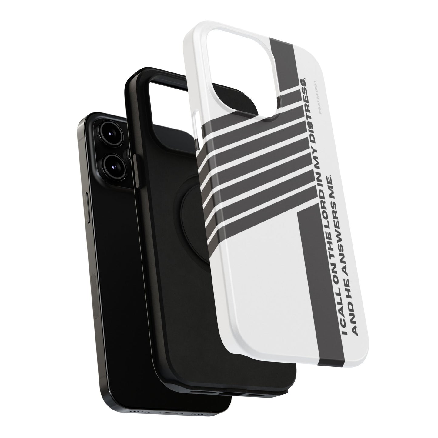 Impact-Resistant Phone Cases with Psalm 120:1