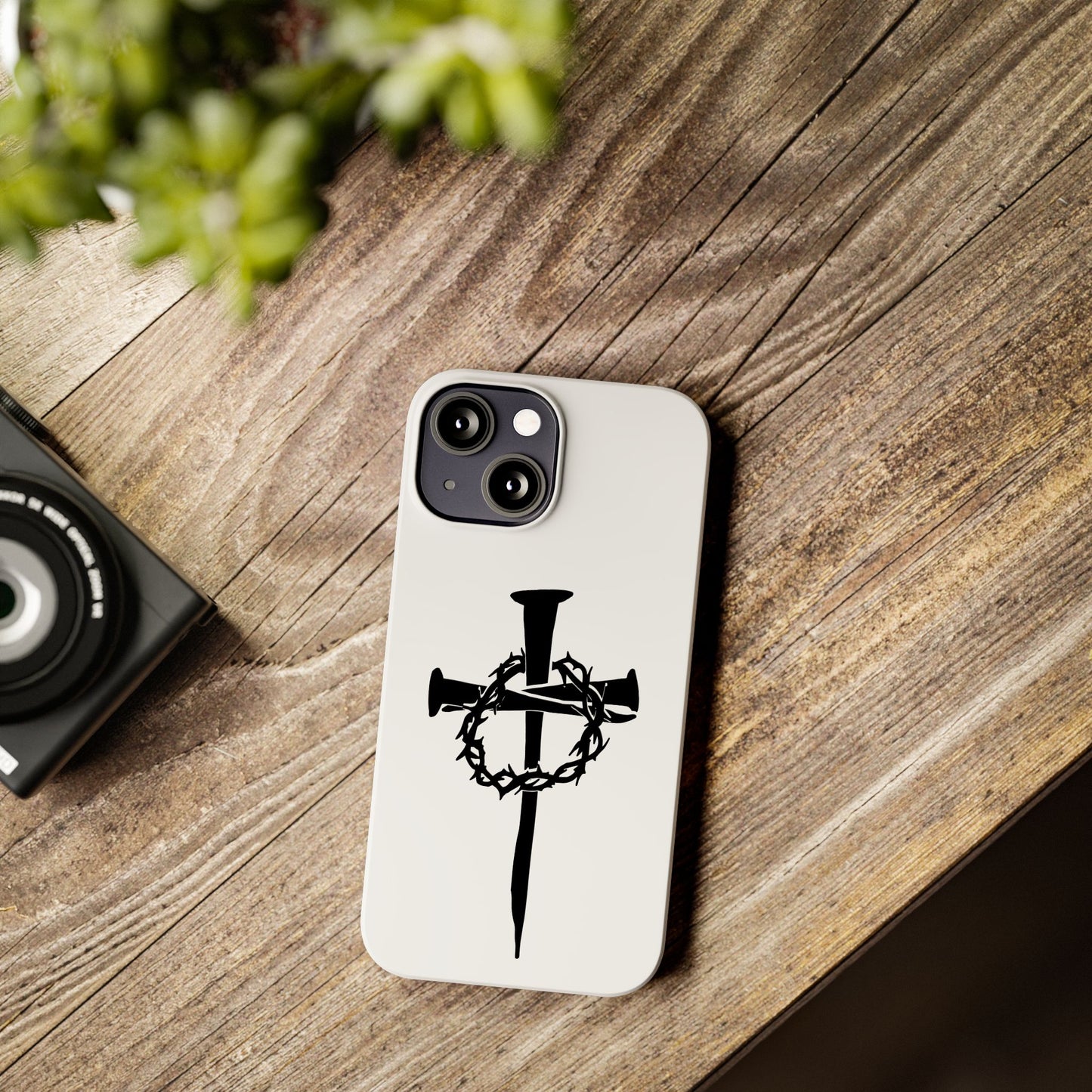 iPhone Case | Nails and Crown of Thorns Cross