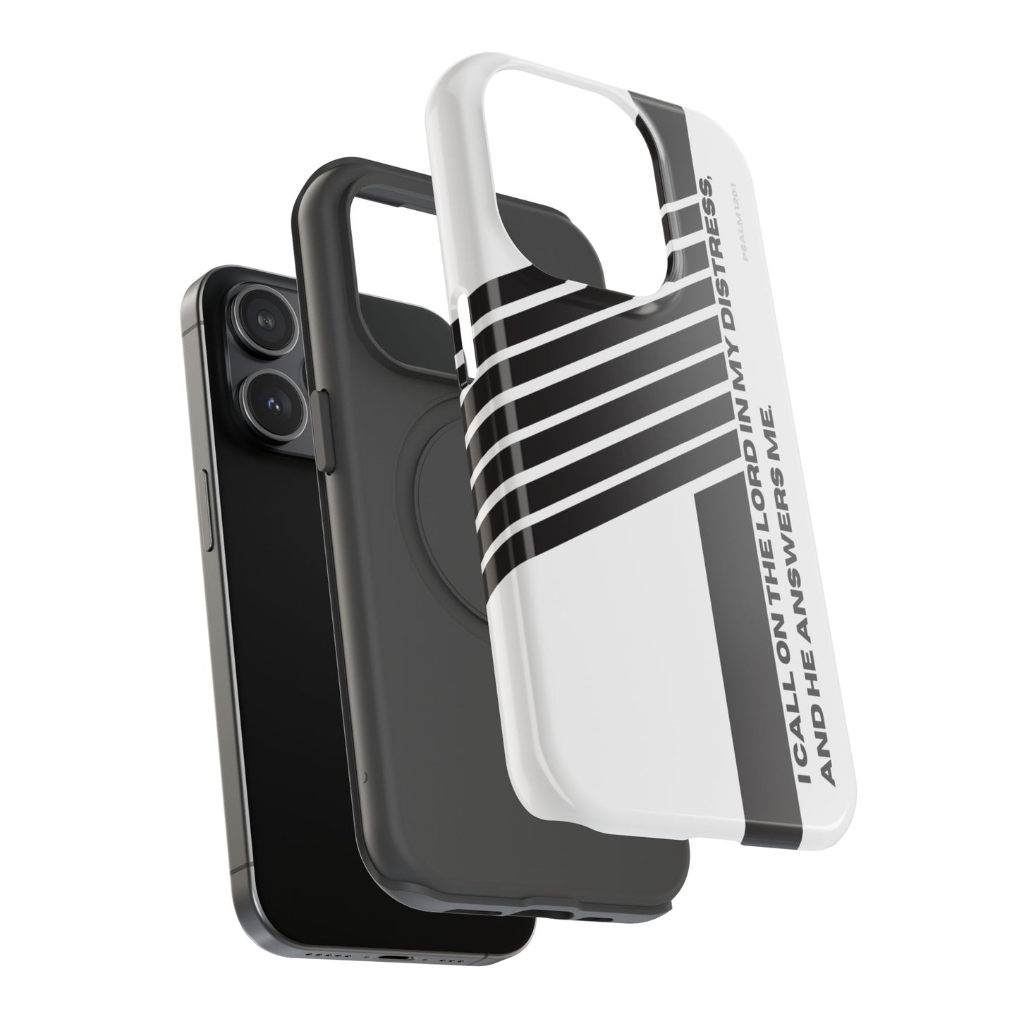 Impact-Resistant Phone Cases with Psalm 120:1