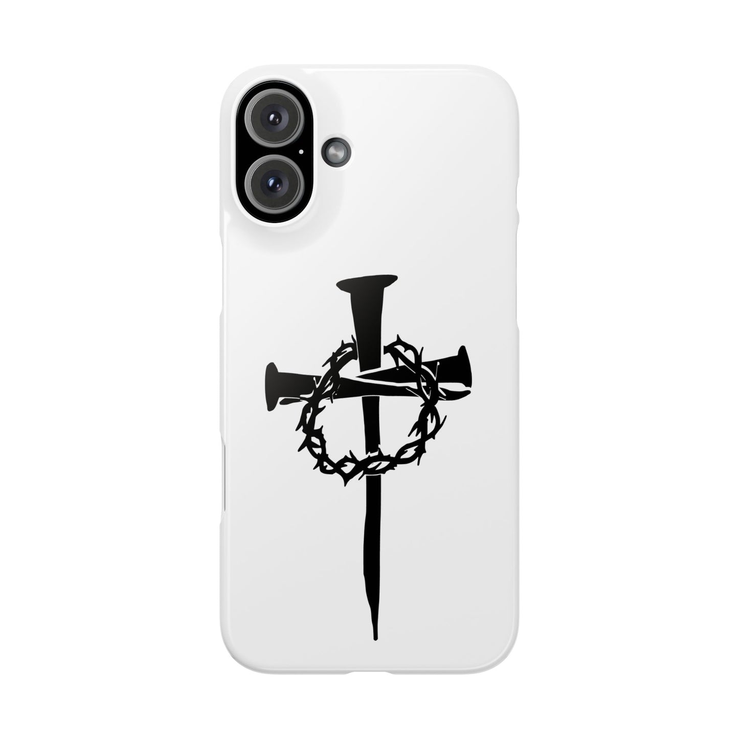 iPhone Case | Nails and Crown of Thorns Cross