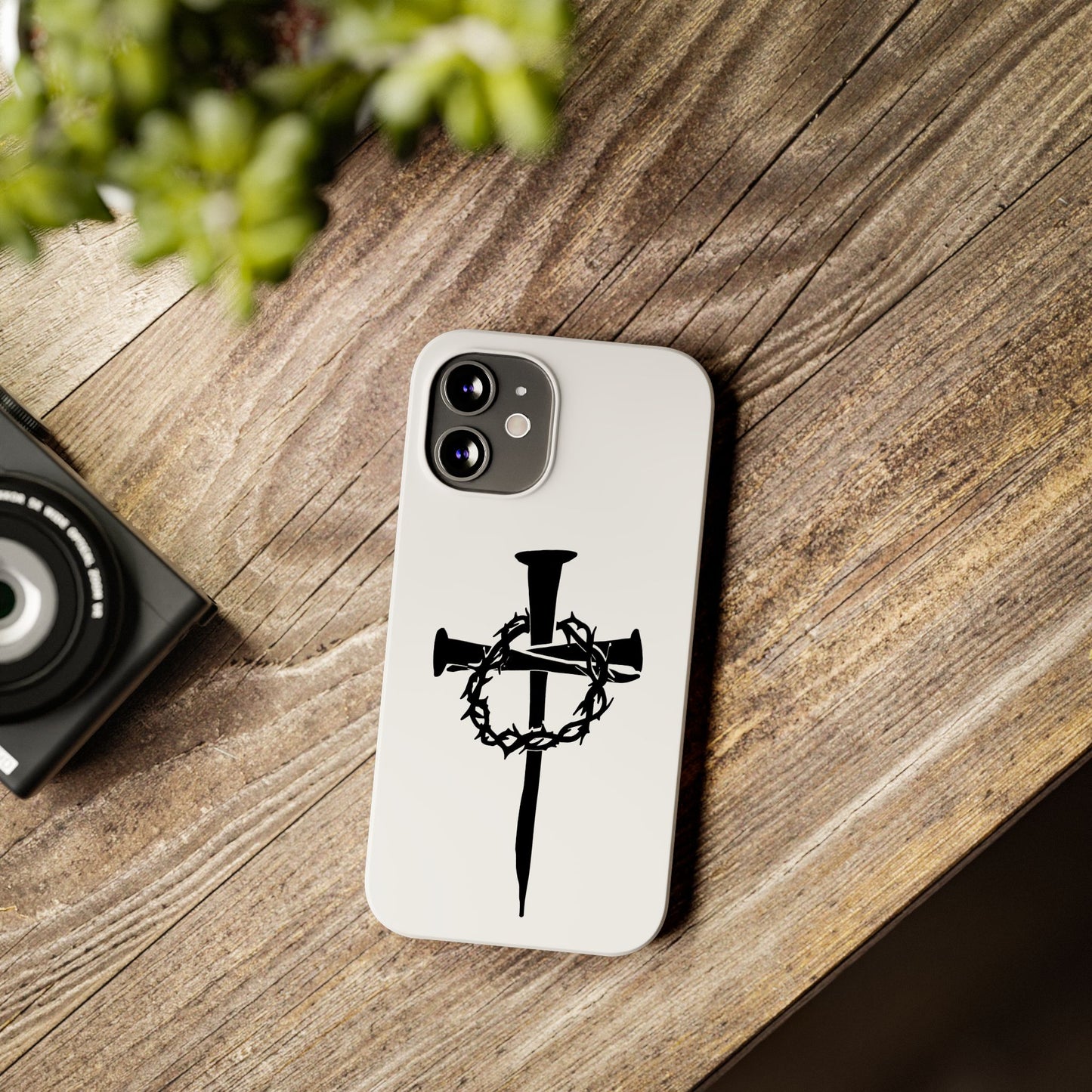 iPhone Case | Nails and Crown of Thorns Cross