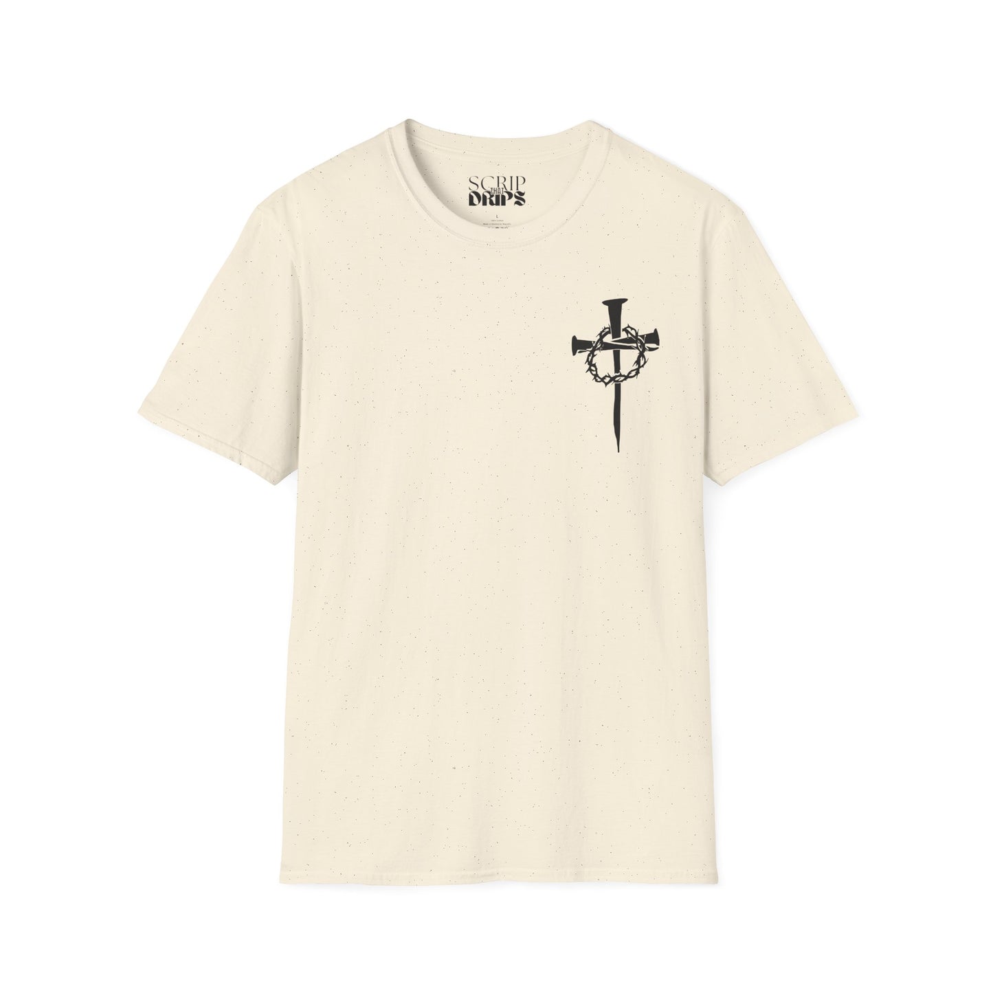 Unisex Softstyle T-Shirt | Isaiah 53:5 | 'He was Wounded for Our Transgressions' | Scripture Tee