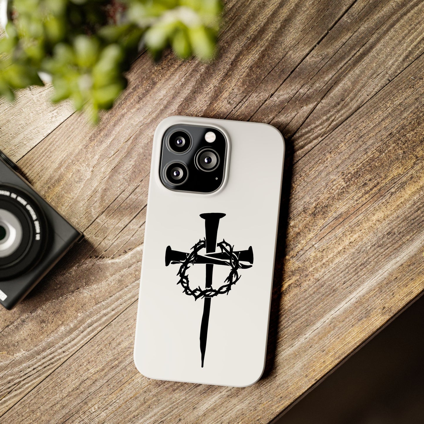 iPhone Case | Nails and Crown of Thorns Cross