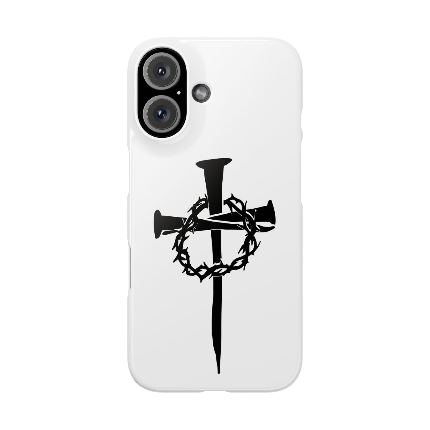 iPhone Case | Nails and Crown of Thorns Cross