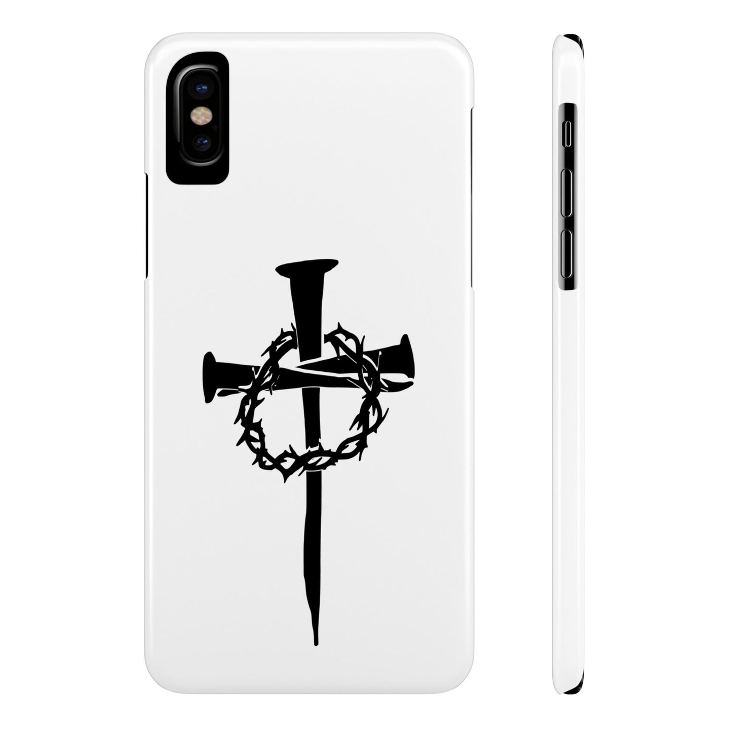 iPhone Case | Nails and Crown of Thorns Cross