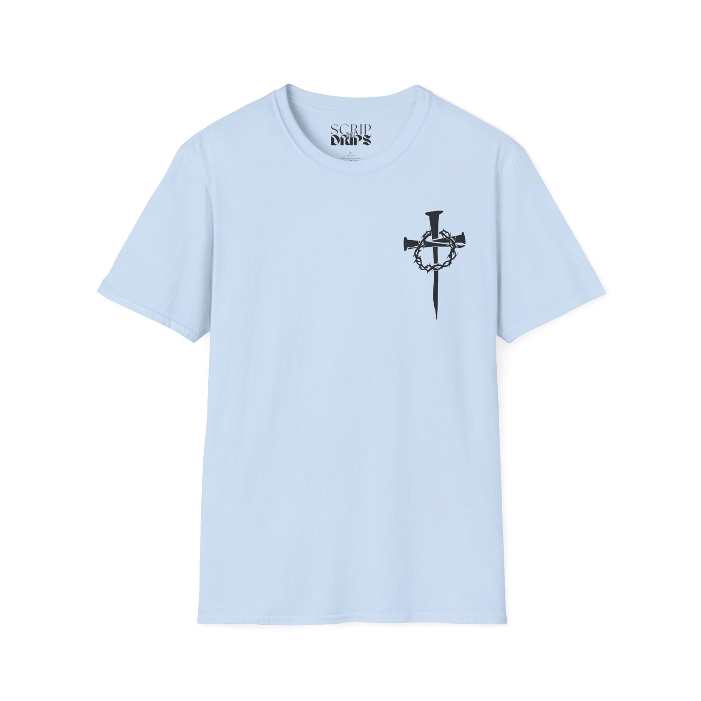 Unisex Softstyle T-Shirt | Isaiah 53:5 | 'He was Wounded for Our Transgressions' | Scripture Tee