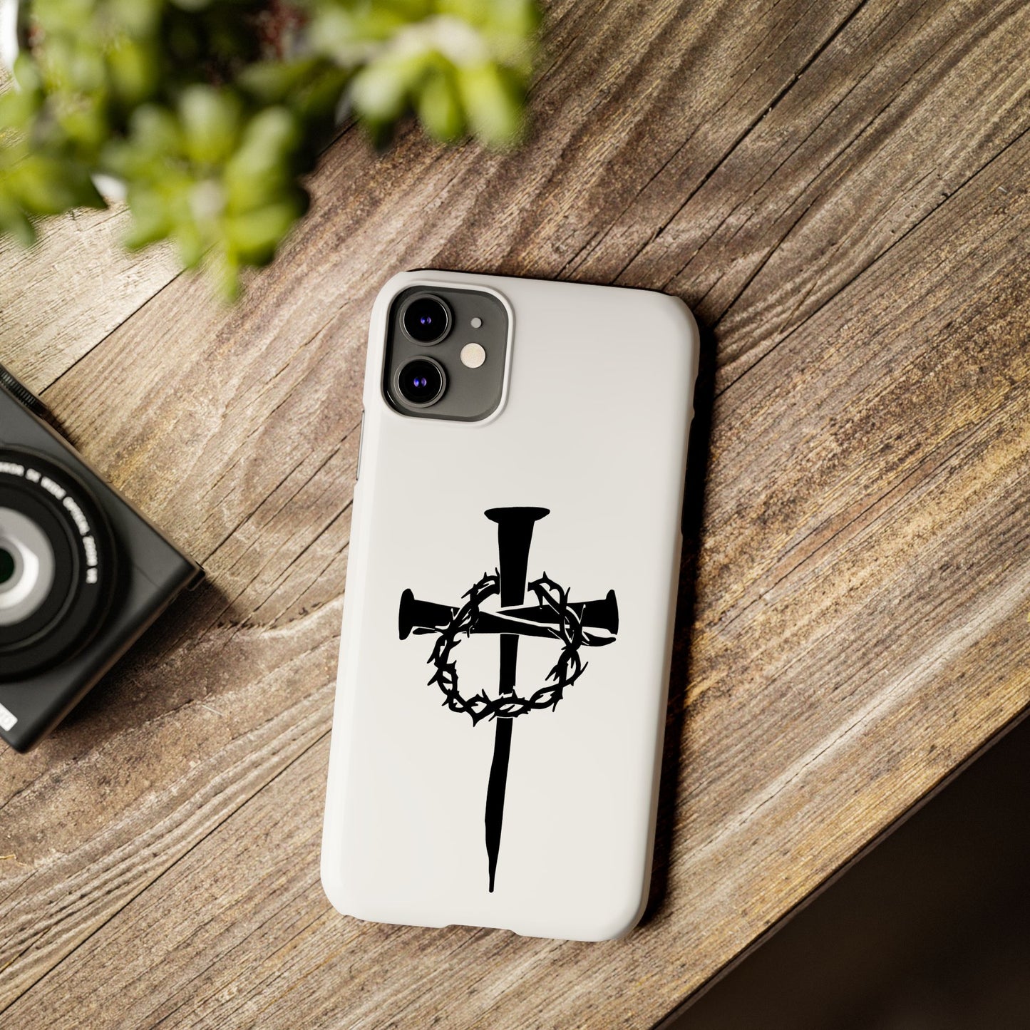 iPhone Case | Nails and Crown of Thorns Cross