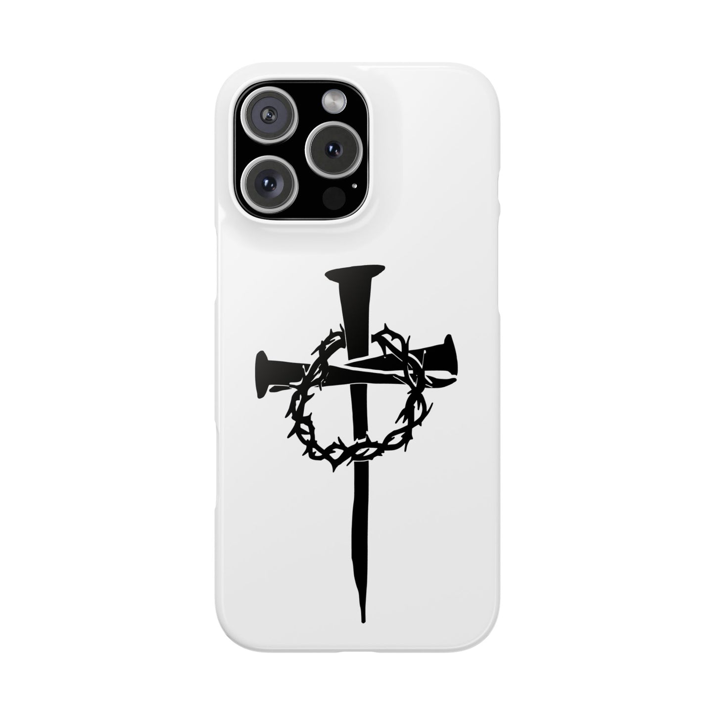 iPhone Case | Nails and Crown of Thorns Cross