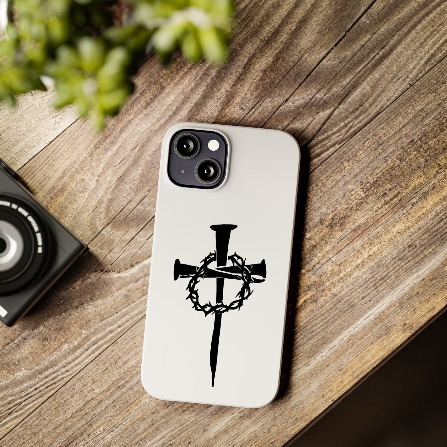 iPhone Case | Nails and Crown of Thorns Cross