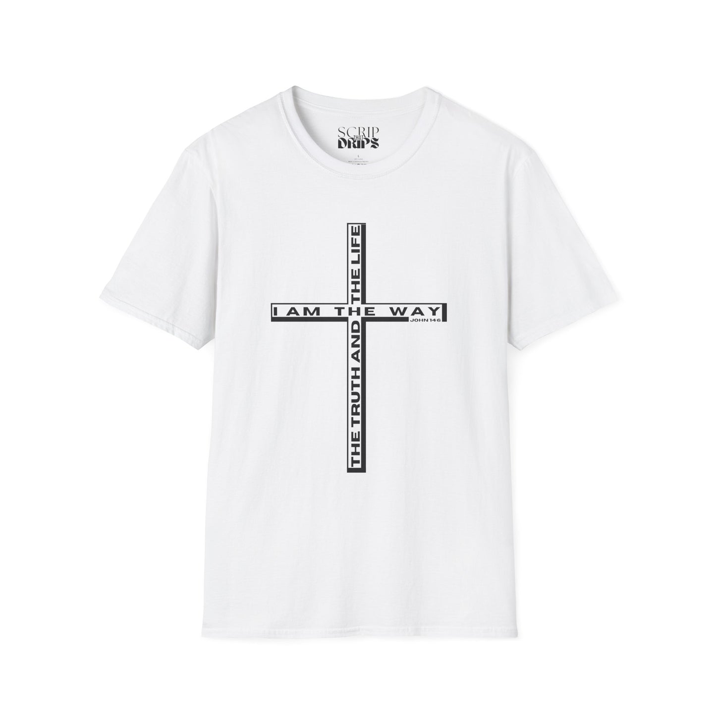 Unisex Softstyle T-Shirt | John 14:6 | 'I Am the Way, the Truth, and the Life' | Scripture Tee