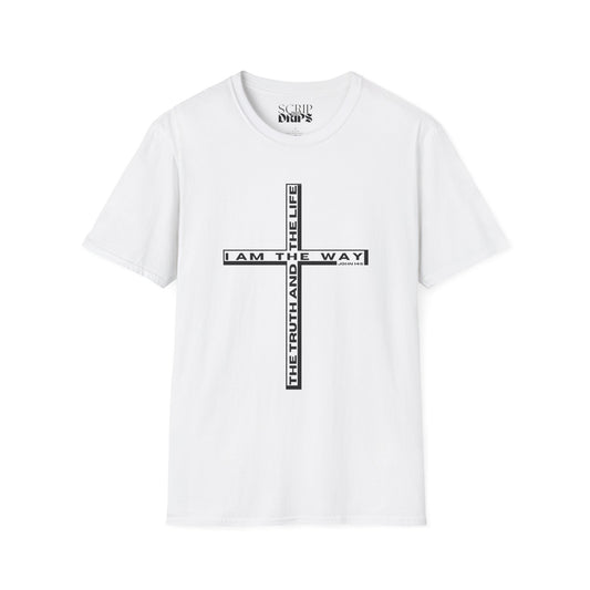 Unisex Softstyle T-Shirt | John 14:6 | 'I Am the Way, the Truth, and the Life' | Scripture Tee