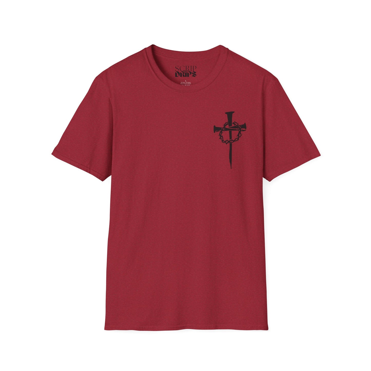 Unisex Softstyle T-Shirt | Isaiah 53:5 | 'He was Wounded for Our Transgressions' | Scripture Tee