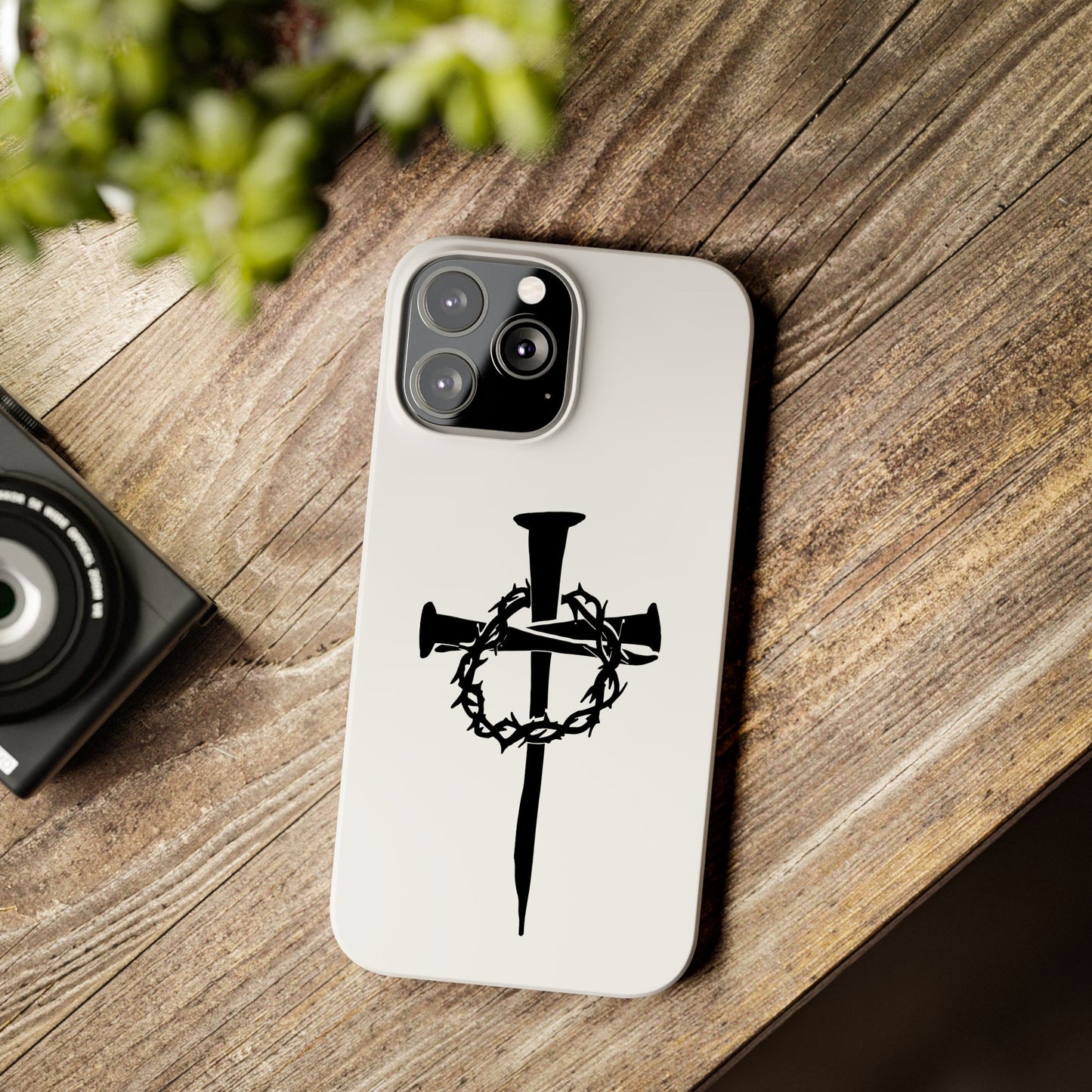 iPhone Case | Nails and Crown of Thorns Cross